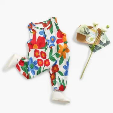 Sanlutoz Flowers Baby Girls Bodysuits Sleeveless Summer Baby Bodysuit Cotton Baby Clothing for Newborn 6