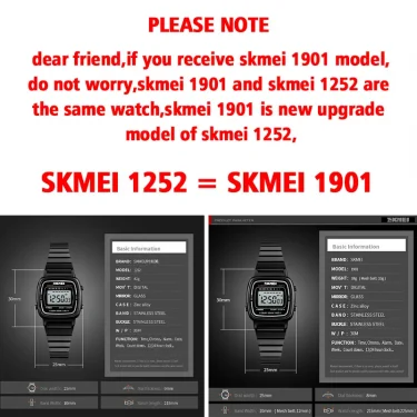 SKMEI Fashion Sport Watch Women Top brands Luxury 3Bar Waterproof Ladies Watches Small Dial Digital Watch Relogio Feminino 1252 5