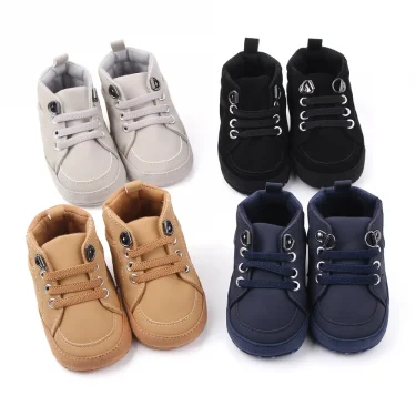 Baby Casual Shoes Ankle-covered Little Boots for 0-1 Years Toddler Boys Outdoor Prewalking 1