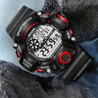Men's LED Digital Watch Men Sport Watches Fitness Electronic Watch Multifunction Military Sports Watches Clock Kids Gifts 2
