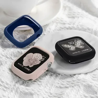 Cover For Apple Watch case 44mm 40mm 45mm 41mm 38mm Accessories Silicone Bumper Shell Protector iWatch series SE 3 4 5 6 7 8 9 2