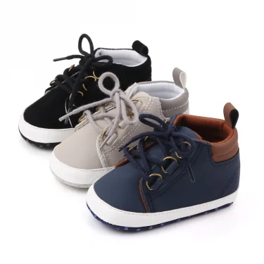 Baby Shoes Spring and Autumn Style Soft Cotton Anti-slip Sole Cassual for Boys and Girls 0-9-18 Months Toddler Prewalking D2351 1