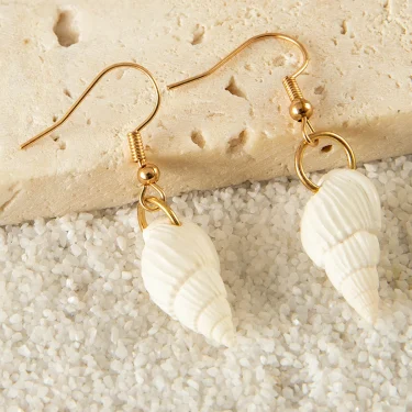 Tocona 5pair/sets Bohemian Conch Shell Earrings Set for Women Exuquisite Starfish Summer Jewelry Accessories сережки 26904 3