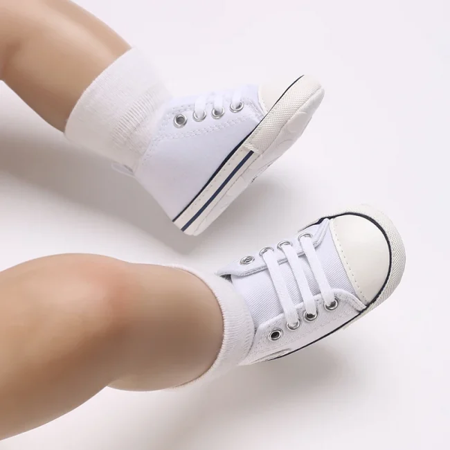 0-18 Months Newborn Baby Shoes Classic Fashion Casual Sports Shoes for Boys and Girls Non slip Soft Sole Walking Shoes 6
