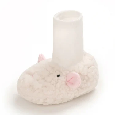 Winter Thickened Baby Cotton Shoes Cute Plush Sheep Snow Boots Soft, Comfortable, Warm, and Casual Walking Shoes 5