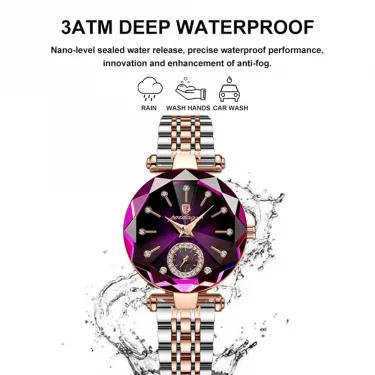 POEDAGAR Luxury Elegant Ladies Wristwatch Waterproof Stainless Steel Watch for Woman Simple Casual Dress Women's Quartz Watches 3