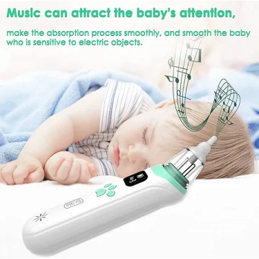 Dr.isla Baby Nose Cleaner Silicone Adjustable Suction Electric Child Nasal Aspirator Safety Convenient Low Noise 3