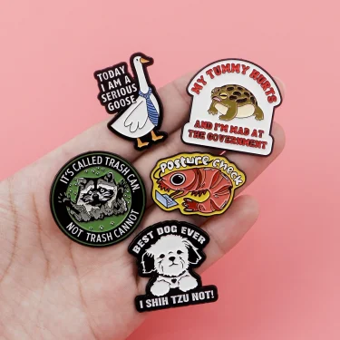 Quote Coffee Series Men Lapel Pins for Backpacks Brooch for Clothes Enamel Pin Women's Briefcase Badges Jewelry Accessories 3