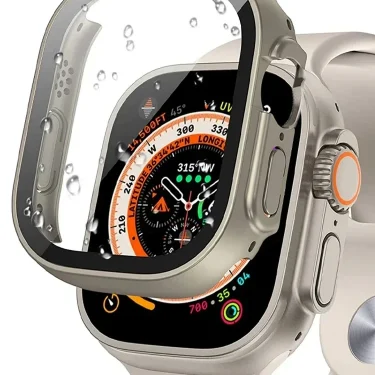 Glass+case For Apple Watch Ultra 2 case 49mm smartwatch PC Bumper+Screen Protector Tempered Cover iwatch series band Accessories 1