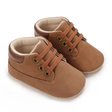 HAIZHIW 5 Colors Lace Up Casual Shoes Spring And Autumn Baby Casual Shoes 0-18 Months Flat Shoes Baby Walking Shoes 2