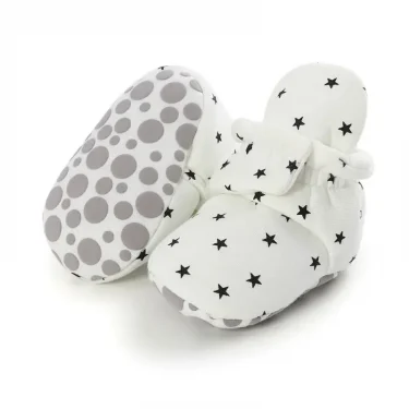 NEW Newborn Baby Socks Shoes Boy Girl Toddler First Walkers Booties Cotton Soft Anti-slip Warm Infant Crib Shoes 6