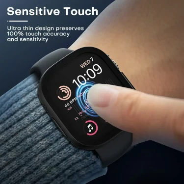 Glass+case For Apple Watch Ultra 2 case 49mm smartwatch PC Bumper+Screen Protector Tempered Cover iwatch series band Accessories 2