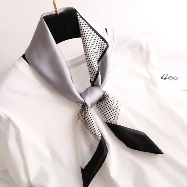 70*70 Scarf Women Silk Satin Scarf for Women Neckerchief luxury Scarf Foulard Women Bandana Silk Scarves Laven Official Store 6