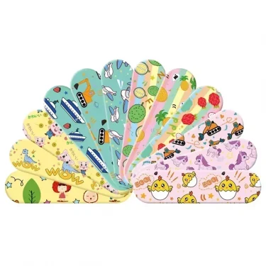 10/120pcs Cartoon Wound Plaster Waterproof for Kids First Aid Baby Bandages Children Cute Patches Kawaii Bandaids Band Aid 3