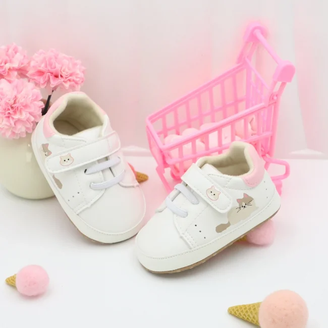 Baby Toddler Shoes, Cute Ragdoll Cat Design Baby Sneakers, Lightweight and Non-Slip, Suitable for Daily Wear & Vacation, All Year Round 3