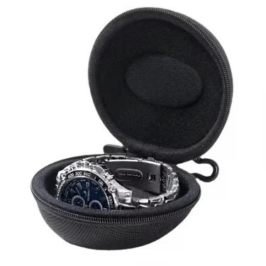 Portable EVA Single Watch Travel Case Watch Storage Organizer Box Watch Holder Waterproof for Smartwatches Zippered Container 1
