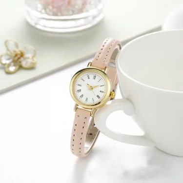 Women Temperament Roman Scale Quartz Watch New Lady Fashion Belt Wristwatch 5