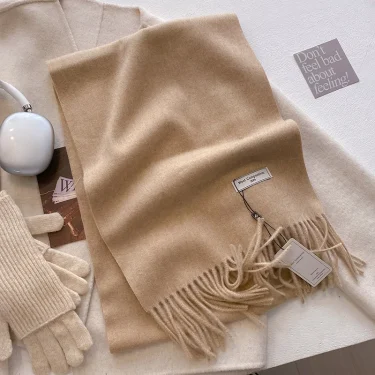 Luxury Winter Wool Scarf Women Cashmere Warm Pashmina Brand Foulard Female Shawls Wraps Thick Soft Bufanda Scarves Stole 2025 3