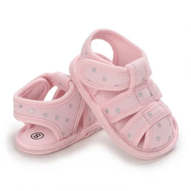 Spring And Autumn Sandals, Princess Shoes, Baby Boys And Baby Girls First Walkers Soft Soled Comfortable Walking Shoes 0-18M 4
