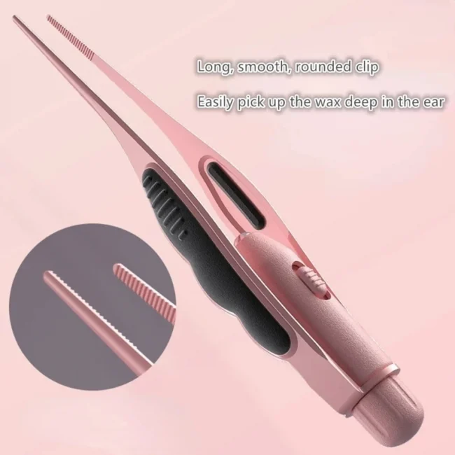 Luminous Ear Pick Newborn LED Ear Wax Removal Tweezers with LED Baby Care 2