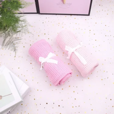 Baby Blanket Cotton Super Soft Kids Month Blankets Newborn Swaddle Infant Wrap Bath Towel Girl Boy Stroller Cover Inbakeren 5