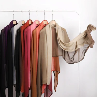 Women Big Size Gradient Cotton Rayon Crease Hijab Scarf Lady High Quality Wraps and Shawls Musulman Headband Islamic Turban 5