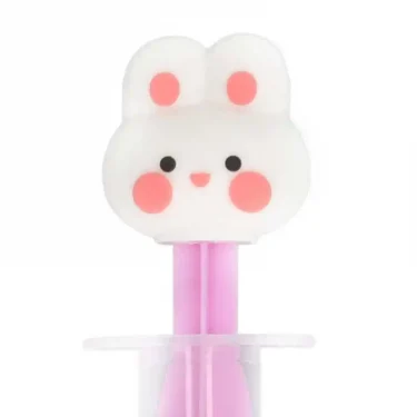 2pcs Baby Nasal Irrigator Cartoon Shaped Syringe Type Silicone Infant Nose Cleaner Rinsing Device 4