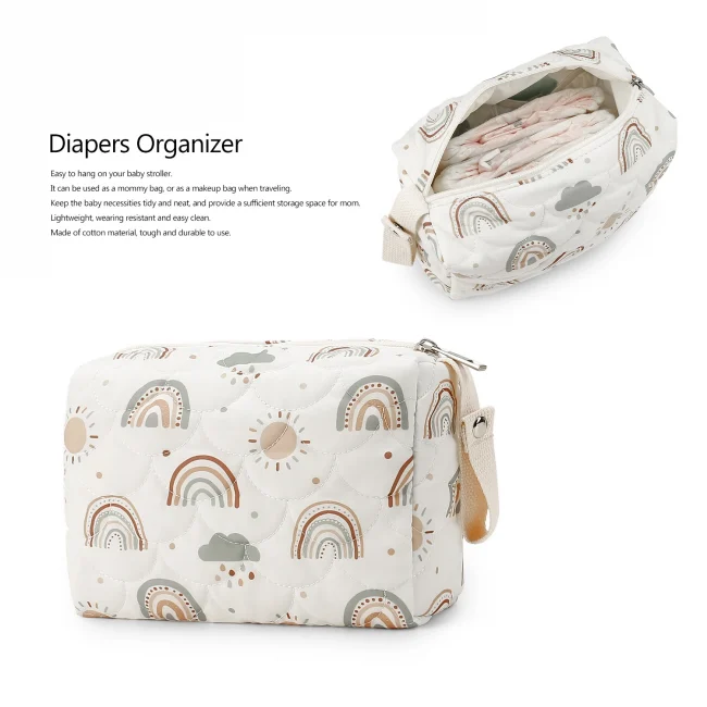 Waterproof baby hanging bag, diaper bag, diaper, outdoor storage bag, crib, clothes, diaper, portable bag 1