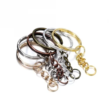 20/50Pcs Key Ring Key Chain Round Split Keyfob Keyrings With Jump Ring For Keychain Pendants DIY Jewelry Making Accessories 6
