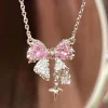 bow necklace