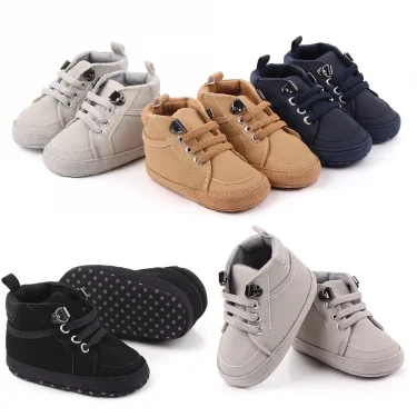 Baby Casual Shoes Ankle-covered Little Boots for 0-1 Years Toddler Boys Outdoor Prewalking 2
