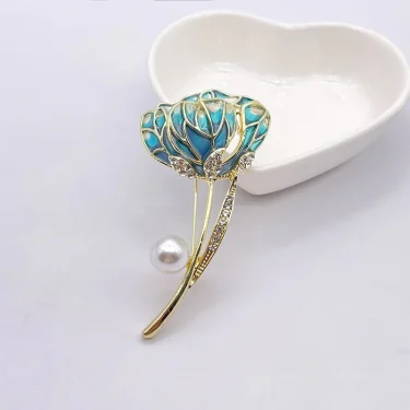 New Cute Vivid Flying Bird Brooch Ladies Animal Hummingbird Phoenix Pigeon Crane Flamingo Pin Buckle Party Leisure 5