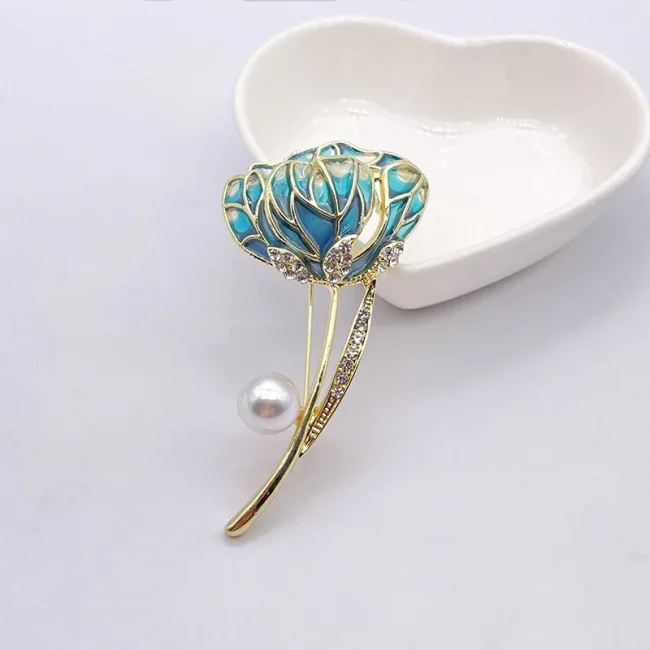 New Cute Vivid Flying Bird Brooch Ladies Animal Hummingbird Phoenix Pigeon Crane Flamingo Pin Buckle Party Leisure 5