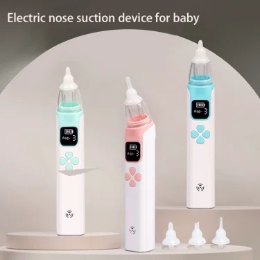 3-in-1 Electric Nasal Aspirator Nasal Washer Electric Newborn Baby And Children's Nasal Mucus Cleaning Tool Silent Utensils Sets 1