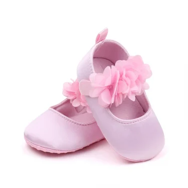 Baby Shoes Cute Girl Flowers White and Pink Soft Cotton Toddler First Step Shoes Beautiful Girl Shoes High-quality Fashion 2
