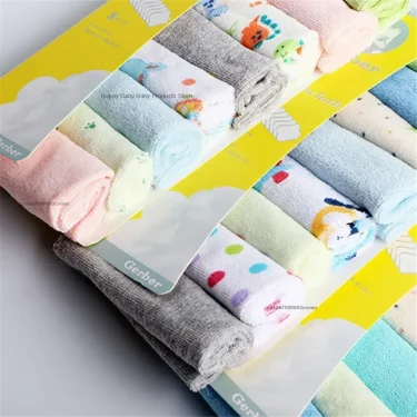 8Pcs/pack Baby Infant Newborn Bath Towel Washcloth Bathing Feeding Wipe Cloth Soft  Shower Products 21*21cm 5