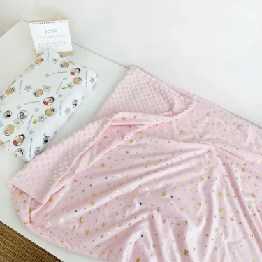 Baby Blanket Winter Soft Fleece Newborn Stroller Cover Comfortable Quilt Infant Bedding Swaddle Wrap Thicken Children's Blanket 6