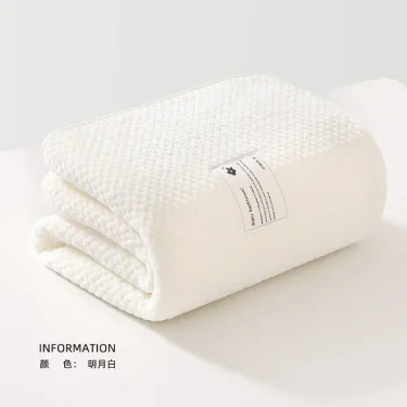 Newborn Baby Blanket Thick Absorbent Soft Fleece Baby Bath Towel Children's Bathing Beach Towels Infant Swaddle Wrap 1