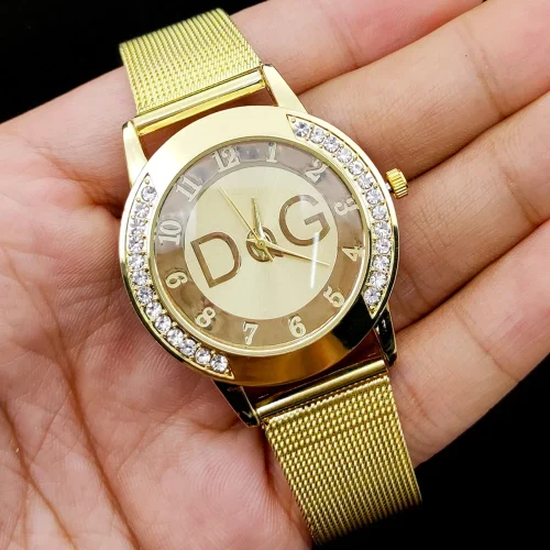 Hot Sale European Fashion Watch Women Luxury Brand DQG Quartz Watch Reloj Mujer Casual Stainless Steel Ladies Clock 1