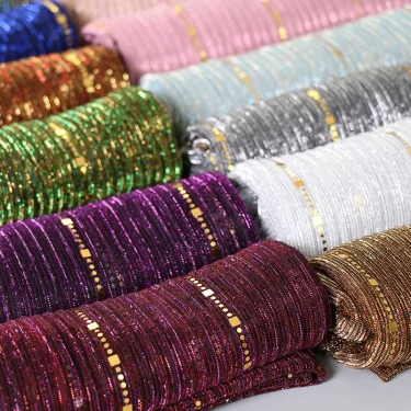 Lurex Glitter Sequin Scarf Muslim Women Hijab Pleated Shimmer Hijab Islamic Headscarf Shiny Shawl Ramandan Eid Bandana headband 3
