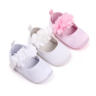 Baby Shoes Cute Girl Flowers White and Pink Soft Cotton Toddler First Step Shoes Beautiful Girl Shoes High-quality Fashion 6