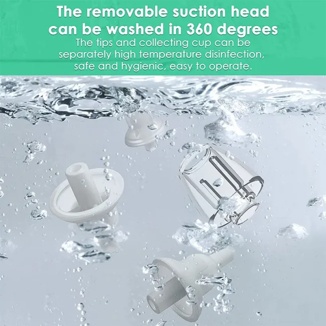 Dr.isla Baby Nose Cleaner Silicone Adjustable Suction Electric Child Nasal Aspirator Safety Convenient Low Noise 4