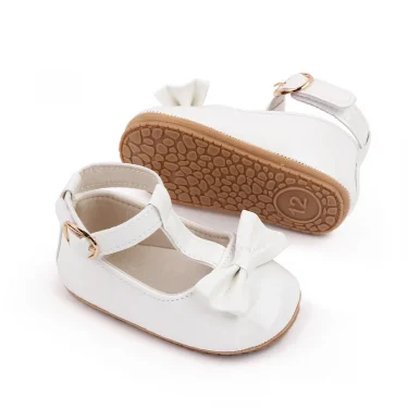 Baby Princess Shoes Hign Quality Soft PU for Newborn Toddler Girl 0-18Months Multiple Color Choices Spring and Summer Party Shoe 5