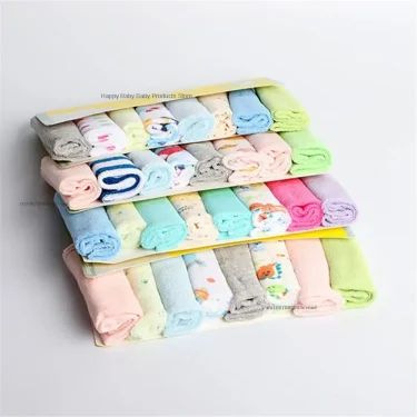 8Pcs/pack Baby Infant Newborn Bath Towel Washcloth Bathing Feeding Wipe Cloth Soft  Shower Products 21*21cm 1
