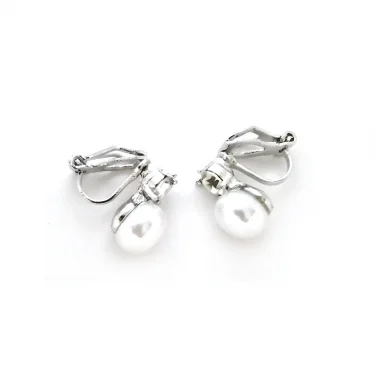 Exquisite Pearl Sparkling Zirconia Earrings No Hole Ear Clips Pearls Clip Earring Without Piercing Minimalist Earrings CEk452 6