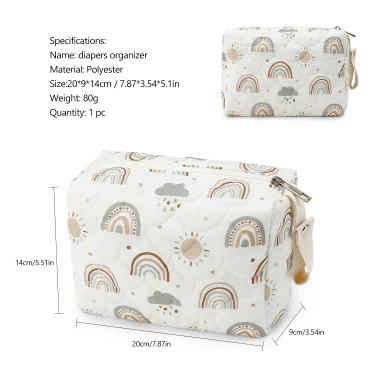 Waterproof baby hanging bag, diaper bag, diaper, outdoor storage bag, crib, clothes, diaper, portable bag 2