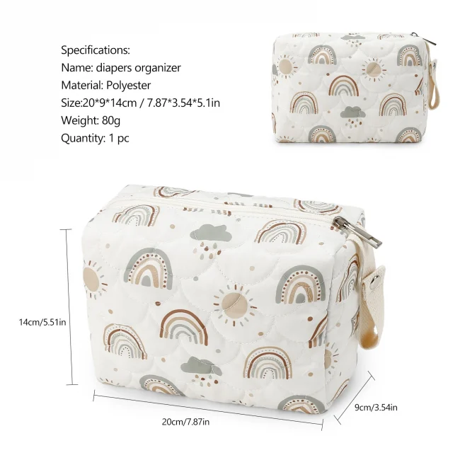 Waterproof baby hanging bag, diaper bag, diaper, outdoor storage bag, crib, clothes, diaper, portable bag 2