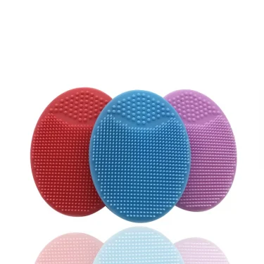 1PCS Silicone Shampoo Brush for Baby Infant Bathing Soft Silicone Boys Kids Shower Brush Head Hair Washing Massage Brushes Wipe 3