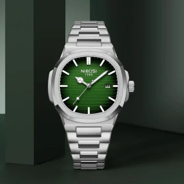 NIBOSI 2025 New Luxury Watch Business Waterproof Male Clock Luminous Date Stainless Steel Square Quartz Men Watch Reloj Hombre 3