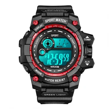 New Men LED Digital Watches Luminous Fashion Sport Waterproof Watches For Man Date Army Military Clock Relogio Masculino 6